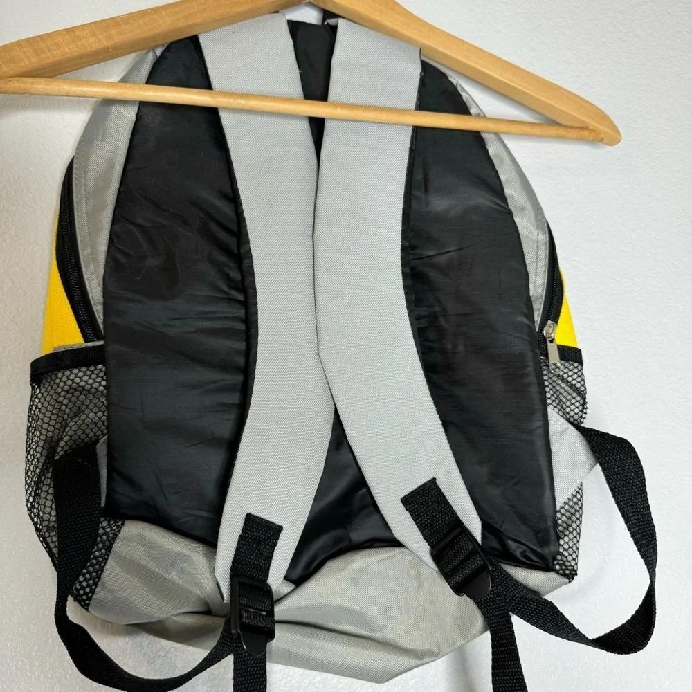 Kids Small Backpack, Yellow & Grey